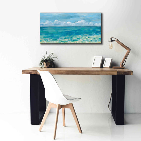 Image of Epic Art 'Caribbean Sea Reflections' by Silvia Vassileva, Canvas Wall Art,40 x 20