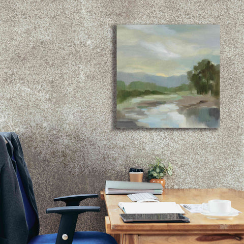 Image of Epic Art 'Sage Lake' by Silvia Vassileva, Canvas Wall Art,26 x 26