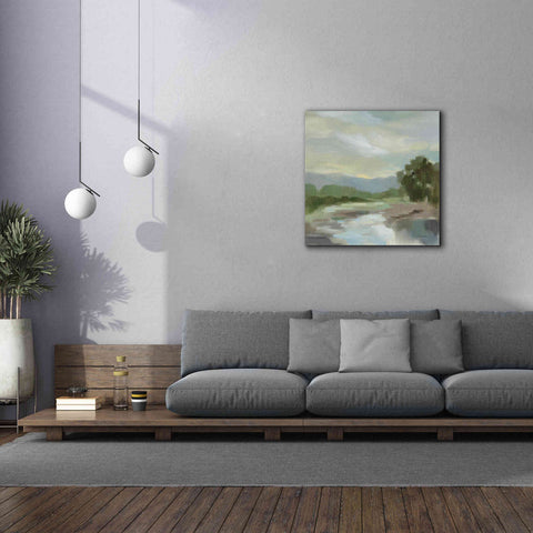 Image of Epic Art 'Sage Lake' by Silvia Vassileva, Canvas Wall Art,37 x 37