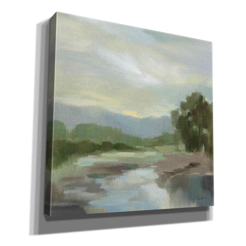 Image of Epic Art 'Sage Lake' by Silvia Vassileva, Canvas Wall Art,12x12x1.1x0,18x18x1.1x0,26x26x1.74x0,37x37x1.74x0