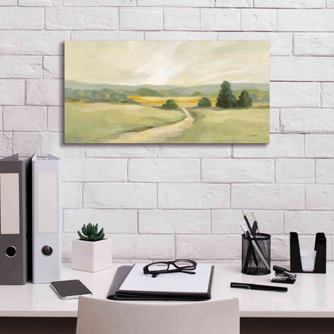 Image of Epic Art 'Sage Hills' by Silvia Vassileva, Canvas Wall Art,24 x 12