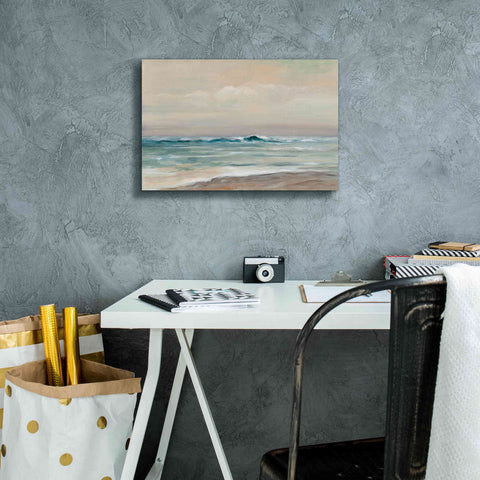 Image of Epic Art 'Whispering Wave 2' by Silvia Vassileva, Canvas Wall Art,18 x 12