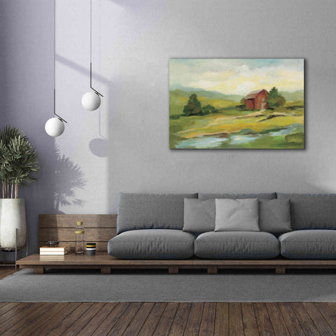 Image of Epic Art 'Springtime Farm' by Silvia Vassileva, Canvas Wall Art,60 x 40