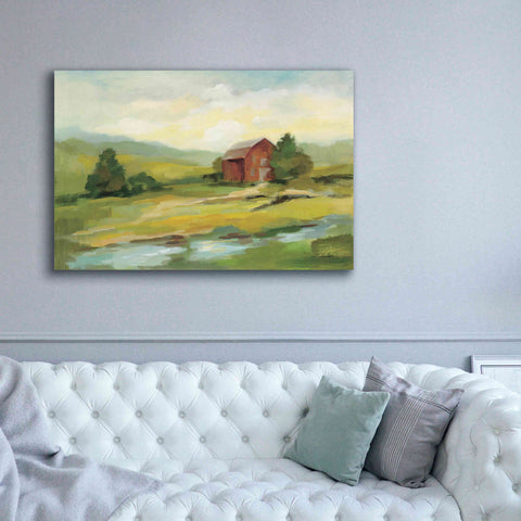 Image of Epic Art 'Springtime Farm' by Silvia Vassileva, Canvas Wall Art,60 x 40