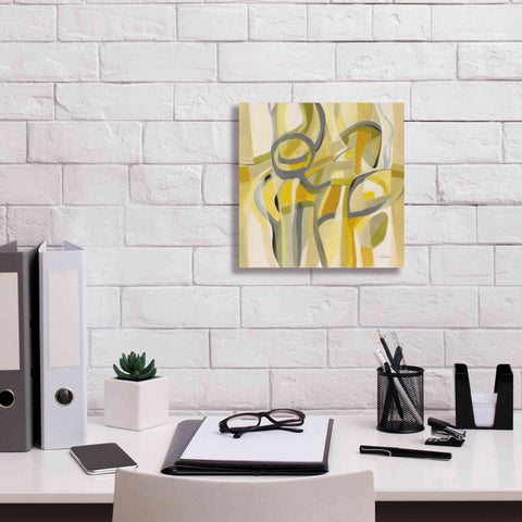 Image of Epic Art 'Mid Mod Yellow' by Silvia Vassileva, Canvas Wall Art,12 x 12