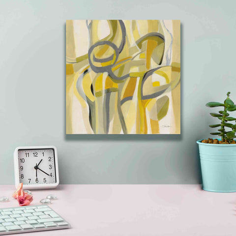 Image of Epic Art 'Mid Mod Yellow' by Silvia Vassileva, Canvas Wall Art,12 x 12