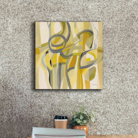 Image of Epic Art 'Mid Mod Yellow' by Silvia Vassileva, Canvas Wall Art,18 x 18