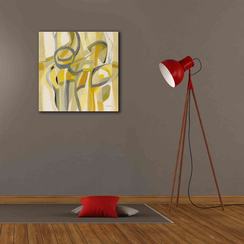 Image of Epic Art 'Mid Mod Yellow' by Silvia Vassileva, Canvas Wall Art,26 x 26