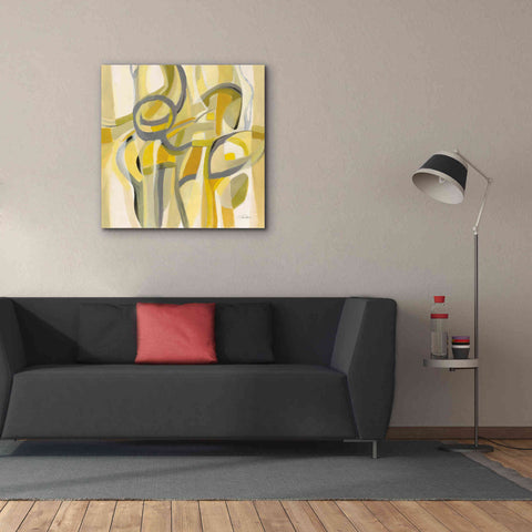 Image of Epic Art 'Mid Mod Yellow' by Silvia Vassileva, Canvas Wall Art,37 x 37