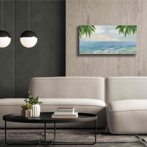 Image of Epic Art 'Island Morning' by Silvia Vassileva, Canvas Wall Art,40 x 20