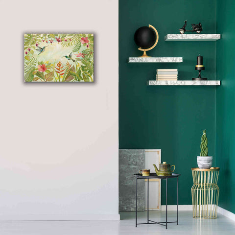 Image of Epic Art 'Hummingbirds Song I' by Silvia Vassileva, Canvas Wall Art,26 x 18
