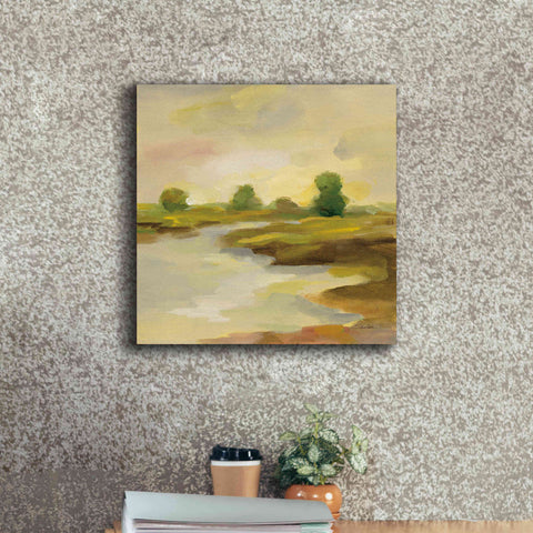 Image of Epic Art 'Chartreuse Fields I' by Silvia Vassileva, Canvas Wall Art,18 x 18