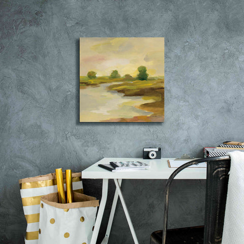 Image of Epic Art 'Chartreuse Fields I' by Silvia Vassileva, Canvas Wall Art,18 x 18