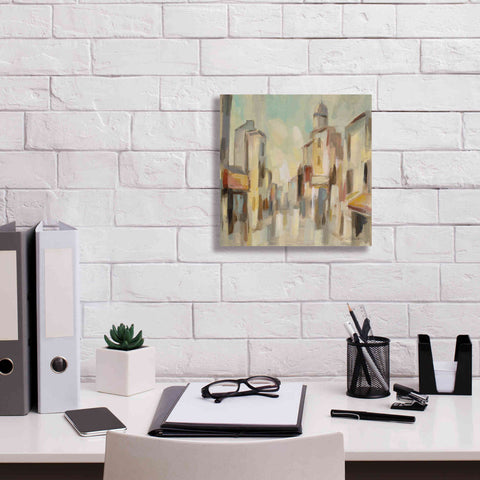 Image of Epic Art 'Pastel Street I' by Silvia Vassileva, Canvas Wall Art,12 x 12