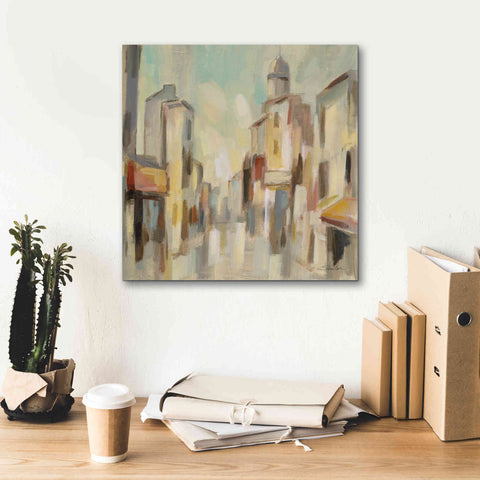 Image of Epic Art 'Pastel Street I' by Silvia Vassileva, Canvas Wall Art,18 x 18