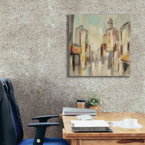 Image of Epic Art 'Pastel Street I' by Silvia Vassileva, Canvas Wall Art,26 x 26