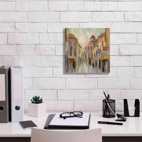 Image of Epic Art 'Pastel Street II' by Silvia Vassileva, Canvas Wall Art,12 x 12