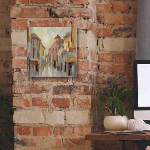 Image of Epic Art 'Pastel Street II' by Silvia Vassileva, Canvas Wall Art,12 x 12