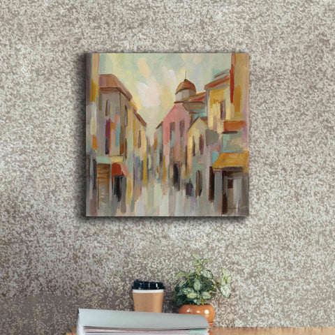 Image of Epic Art 'Pastel Street II' by Silvia Vassileva, Canvas Wall Art,18 x 18