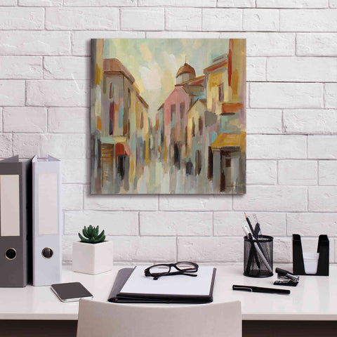 Image of Epic Art 'Pastel Street II' by Silvia Vassileva, Canvas Wall Art,18 x 18