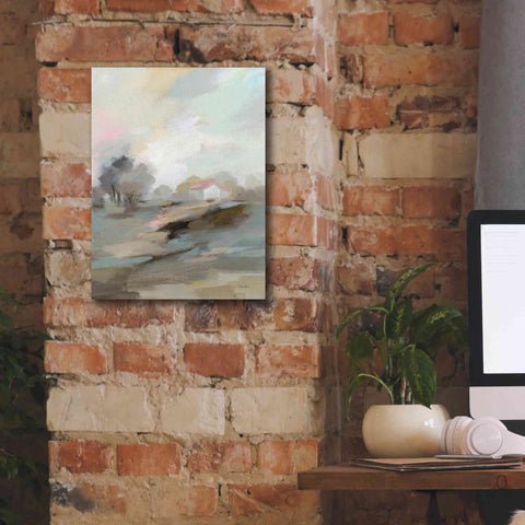 Image of 'Farm in April' by Silvia Vassileva, Canvas Wall Art,12 x 16