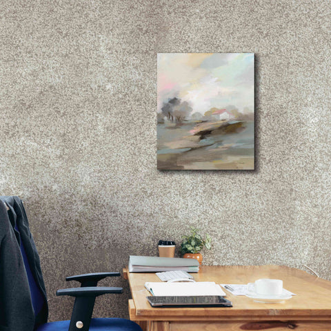 Image of 'Farm in April' by Silvia Vassileva, Canvas Wall Art,20 x 24