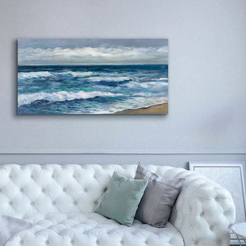 Image of 'Indigo Sea 2' by Silvia Vassileva, Canvas Wall Art,60 x 30