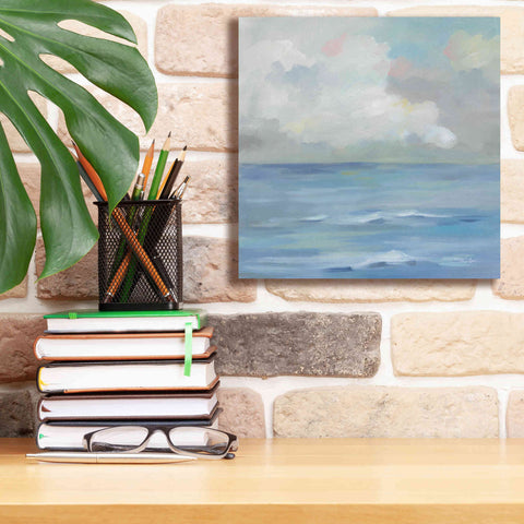 Image of 'Morning Seaside Clouds' by Silvia Vassileva, Canvas Wall Art,12 x 12