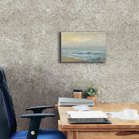 Image of 'Sunrise Over the Sea' by Silvia Vassileva, Canvas Wall Art,18 x 12