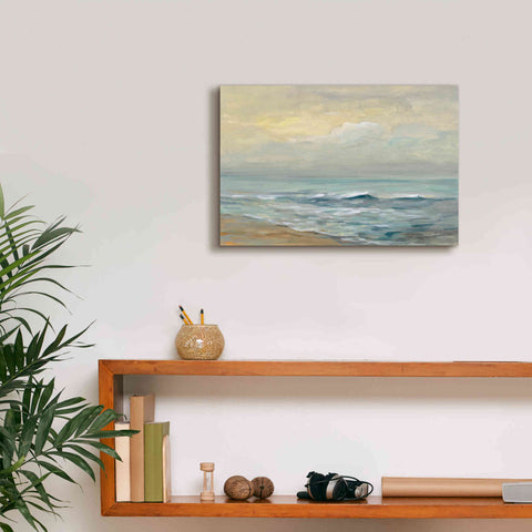 Image of 'Sunrise Over the Sea' by Silvia Vassileva, Canvas Wall Art,18 x 12
