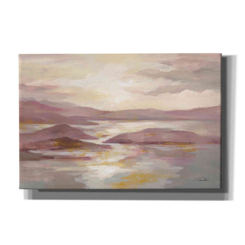 Image of 'Pink and Gold Landscape' by Silvia Vassileva, Canvas Wall Art,18x12x1.1x0,26x18x1.1x0,40x26x1.74x0,60x40x1.74x0
