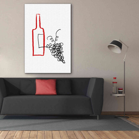Image of 'A Good Wine' by Cesare Bellassai, Canvas Wall Art,40 x 60