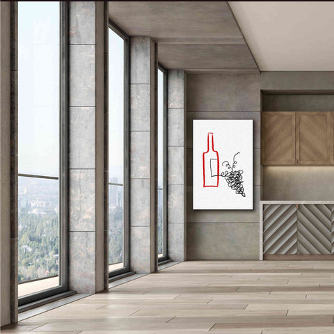 Image of 'A Good Wine' by Cesare Bellassai, Canvas Wall Art,40 x 60