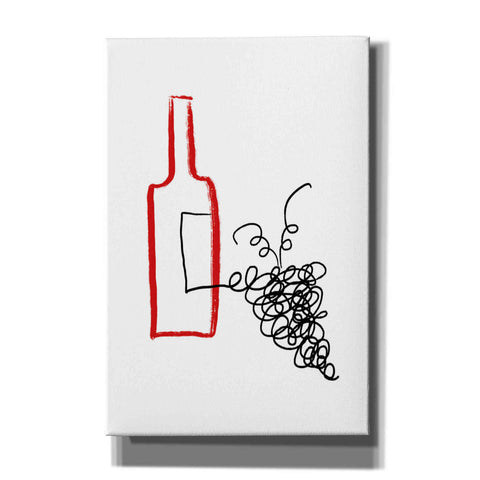 Image of 'A Good Wine' by Cesare Bellassai, Canvas Wall Art,12x18x1.1x0,18x26x1.1x0,26x40x1.74x0,40x60x1.74x0