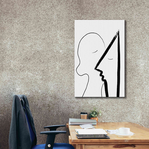 Image of 'A Sweet Kiss' by Cesare Bellassai, Canvas Wall Art,26 x 40