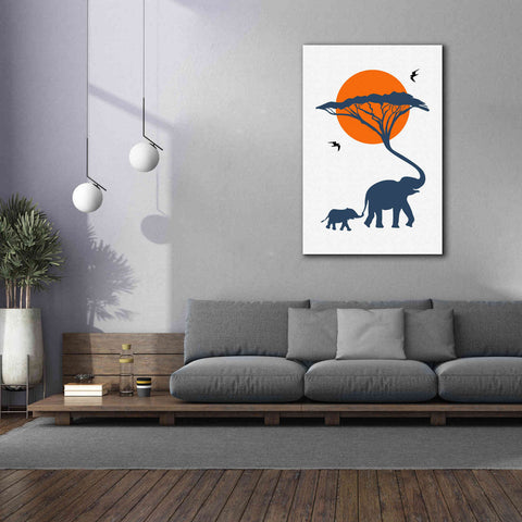 Image of 'Africa Family' by Cesare Bellassai, Canvas Wall Art,40 x 60