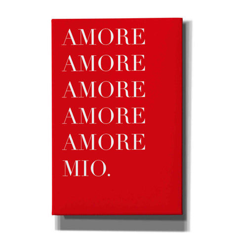 Image of 'Amore Mio Amore Mio' by Cesare Bellassai, Canvas Wall Art,12x18x1.1x0,18x26x1.1x0,26x40x1.74x0,40x60x1.74x0