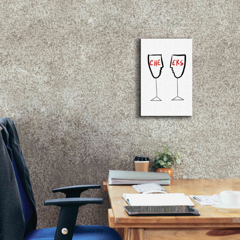 Image of 'Cheers' by Cesare Bellassai, Canvas Wall Art,12 x 18