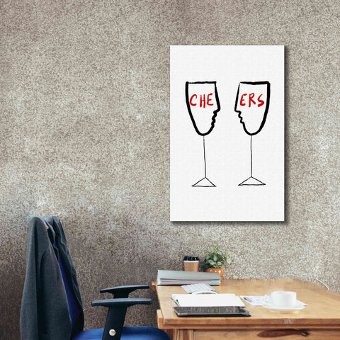 Image of 'Cheers' by Cesare Bellassai, Canvas Wall Art,26 x 40