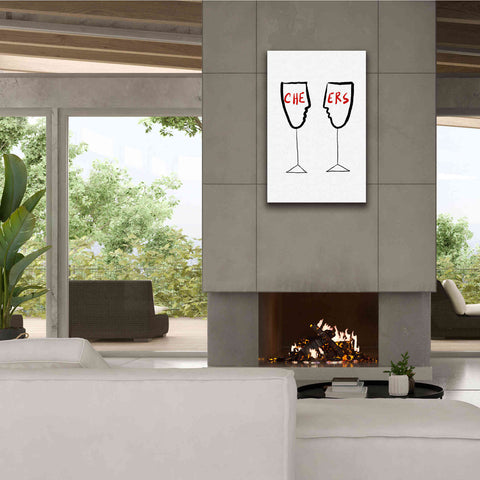Image of 'Cheers' by Cesare Bellassai, Canvas Wall Art,26 x 40