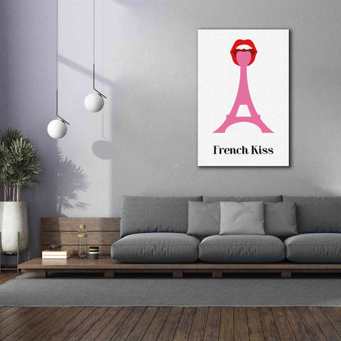 Image of 'French Kiss' by Cesare Bellassai, Canvas Wall Art,40 x 60