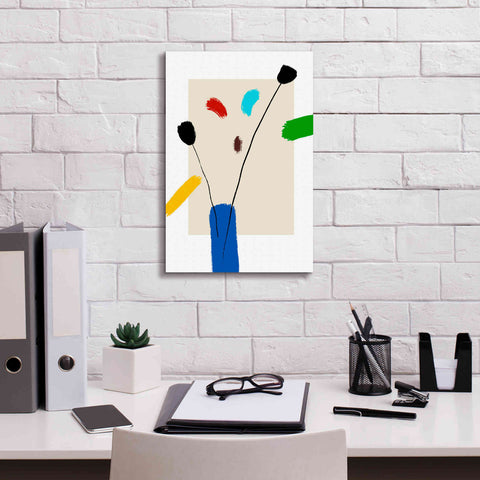 Image of 'Happy Flowers' by Cesare Bellassai, Canvas Wall Art,12 x 18