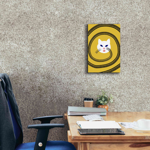 Image of 'Meow' by Cesare Bellassai, Canvas Wall Art,12 x 18