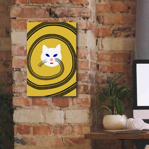 Image of 'Meow' by Cesare Bellassai, Canvas Wall Art,12 x 18