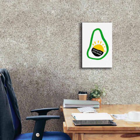 Image of 'Morning Avocado' by Cesare Bellassai, Canvas Wall Art,12 x 18