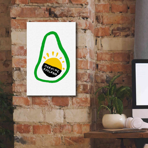 Image of 'Morning Avocado' by Cesare Bellassai, Canvas Wall Art,12 x 18