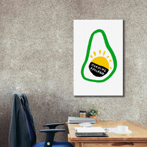 Image of 'Morning Avocado' by Cesare Bellassai, Canvas Wall Art,26 x 40