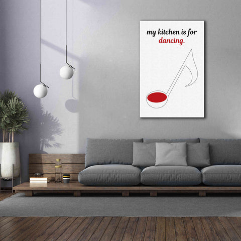 Image of 'My Kitchen is for Dancing' by Cesare Bellassai, Canvas Wall Art,40 x 60