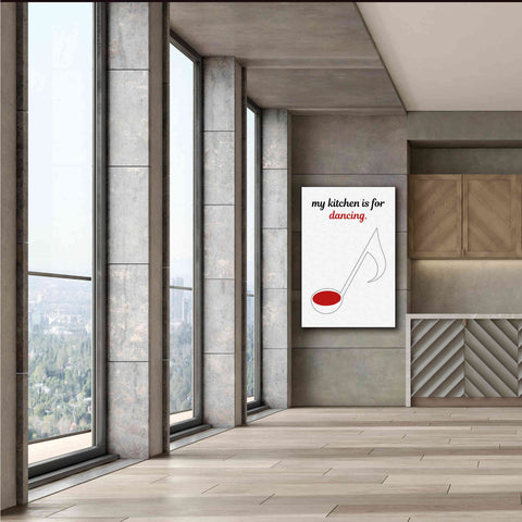 Image of 'My Kitchen is for Dancing' by Cesare Bellassai, Canvas Wall Art,40 x 60