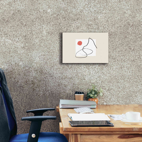 Image of 'Nordic Landscape' by Cesare Bellassai, Canvas Wall Art,18 x 12